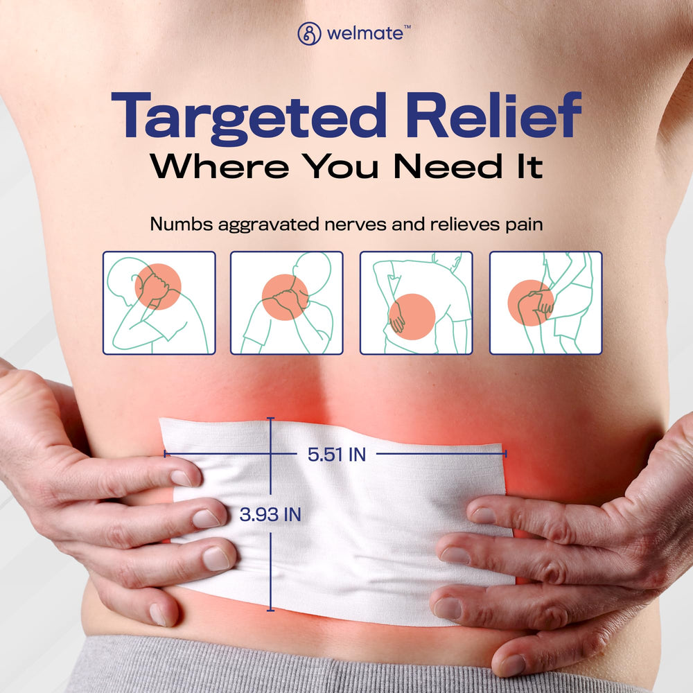 WELMATE Cut-to-Fit Patches adjustable for knees, ankles, wrists, and elbows.