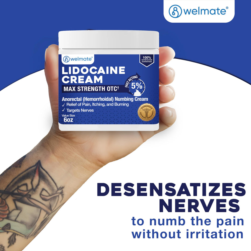 WELMATE application close-up on skin shows non-greasy use