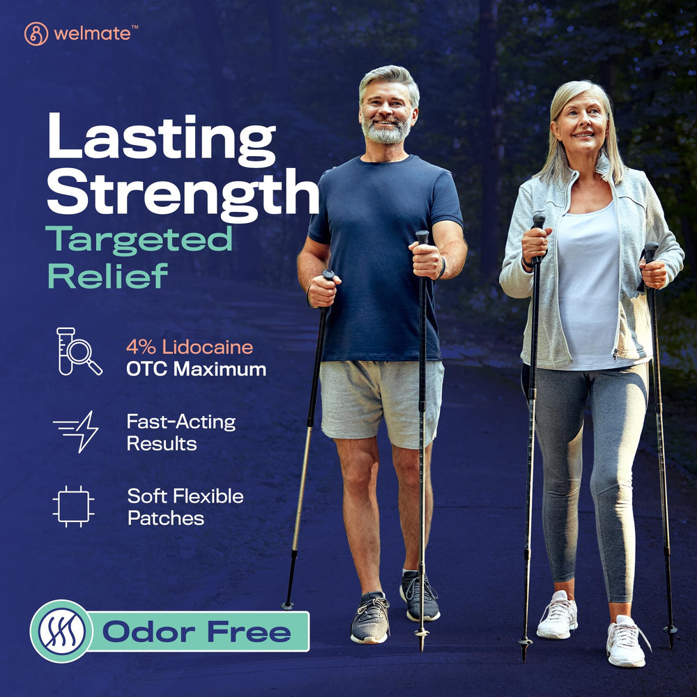 WELMATE Pain Relief for back, neck, shoulder, knee, and hip areas.