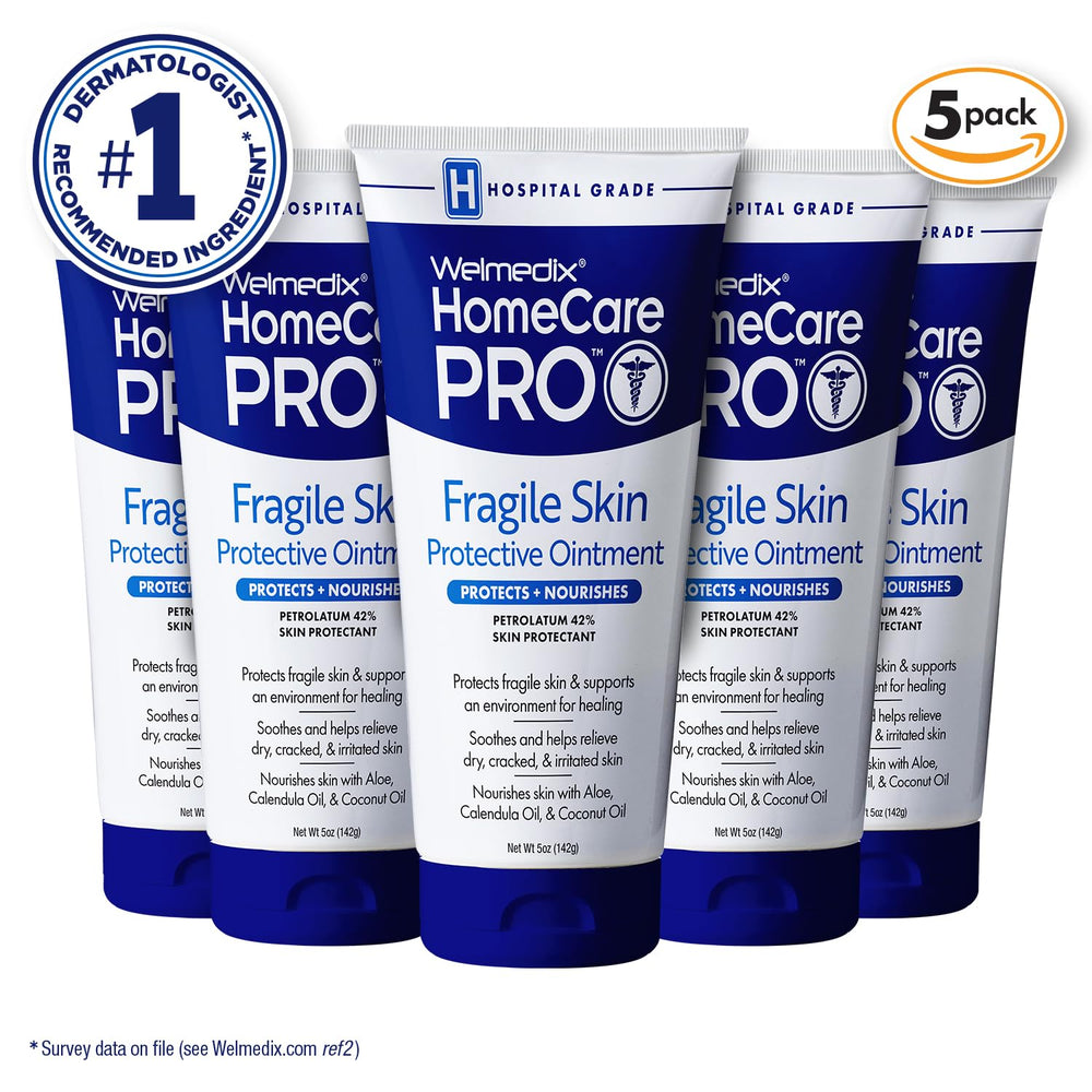 Welmedix Fragile Skin Ointment daily-use application shows soothing, moisturized skin potential