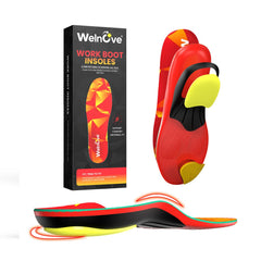 Welnove sports insoles in a performance shot for improved stability during runs