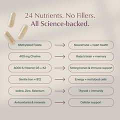 WeNatal for Her methylated folate close-up supports healthy neural development.