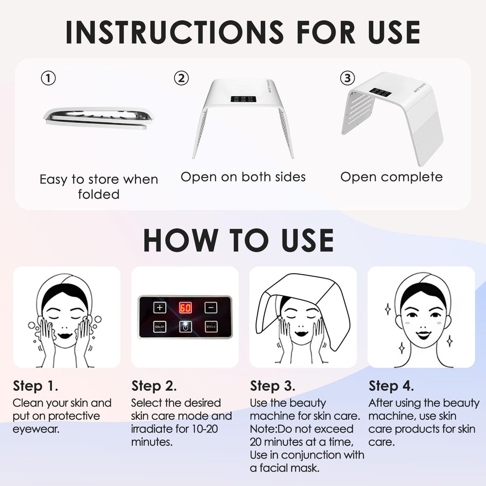weyais easy-to-use setup supports a relaxing, at-home spa-like session.