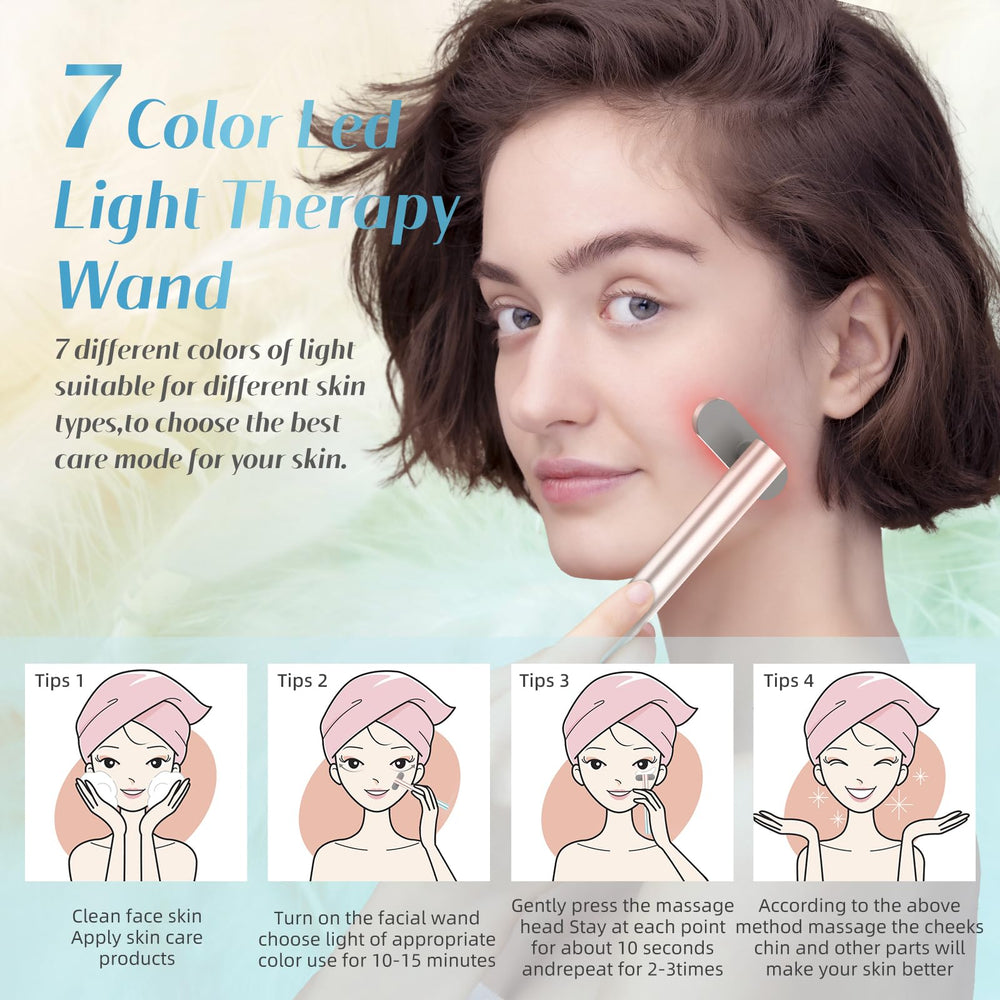 weyais LED Eye Equipment close view demonstrates compact design for travel skincare.