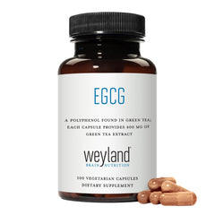 Weyland EGCG made-in-USA seal indicating trusted manufacturing.