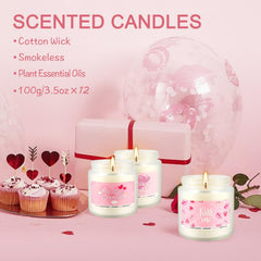 Wfmolcand soy wax candle with cotton wick for a clean burn