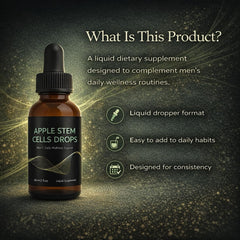 WGYPEU Cellics Apple Stem Cells Drops closeup of dropper design for precise dosing.