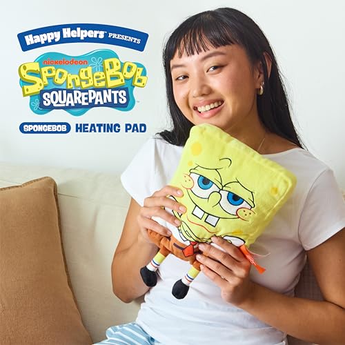 WHAT DO YOU MEME? SpongeBob cordless heating pad for portable comfort at home or on the go.