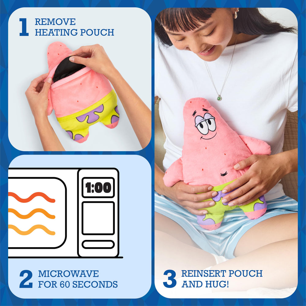 WHAT DO YOU MEME Patrick heating pad travel-friendly comfort on the go