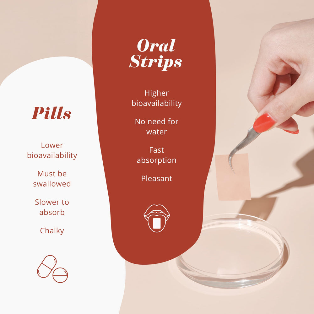 What the Glass Skin glutathione strip bottle closeup highlights premium ingredients and branding