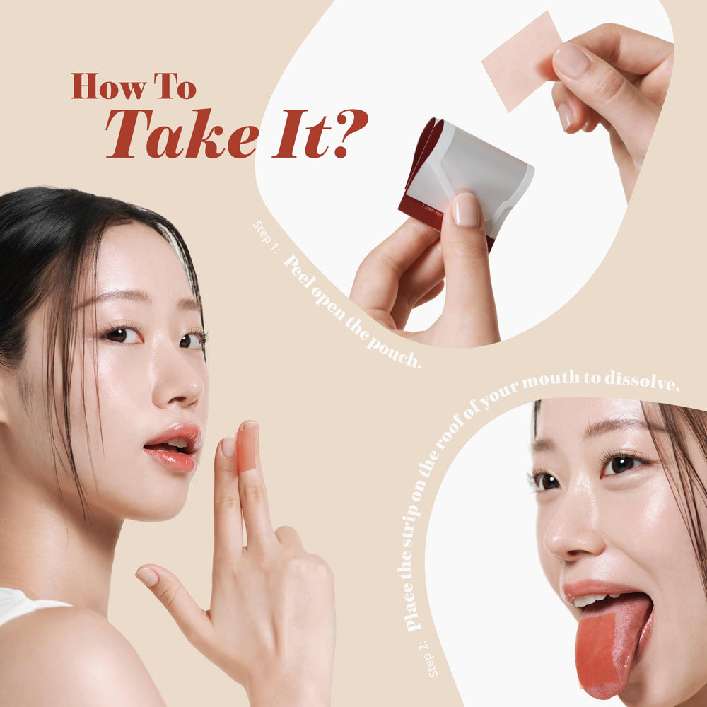 What the Glass Skin glutathione strip ingredients list emphasizes antioxidant-rich formula