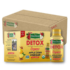 White House Detox apple cider vinegar shot in a 2oz bottle for on-the-go.