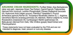 Whole Family Products Arginine Cream application image shows easy application