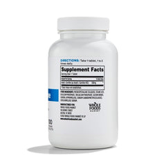 Whole Foods Market Acetyl L-Carnitine 500mg label closeup shows clean ingredients.