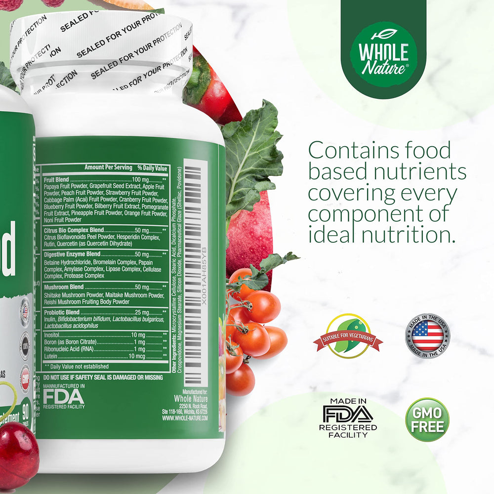 USA-made GMP-certified facility ensuring quality control for Whole Nature