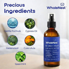Wholenest natural wellness branding with botanical ingredients