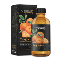 Wholesale Botanics Tangerine Essential Oil bottle pour for aromatherapy blends.