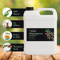 Wholesale Botanics Wintergreen essential oil shown in a DIY soap or candle setup