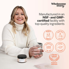 Wholesome Story Myo-Inositol & D-Chiro Inositol Powder for Women – Hormonal Balance, 40:1 Ratio, 180 Servings