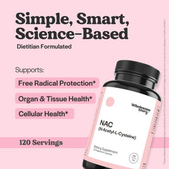 Wholesome Story NAC capsules in hand demonstrating vegan capsules for daily wellness