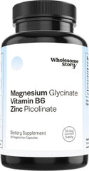 Wholesome Story zinc picolinate bottle supports daily balance and overall wellness.