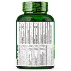 Wholesome Wellness usage guide shows simple daily routine with tablets