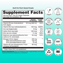 Wholier ingredients from fermented marine plants, chickpeas and rice implying plant-based nutrients.