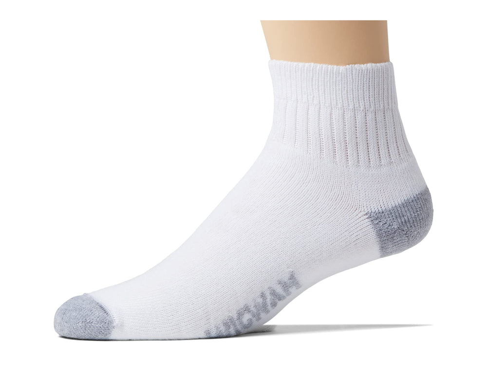 Wigwam Diabetic Sport Quarter Socks 2-Pack White offer all-day comfort and breathability.