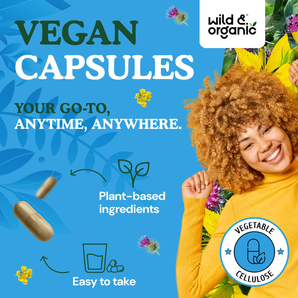 Dandelion root ingredient highlighted in Wild & Organic detox for gentle cleansing.