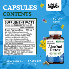 Milk thistle inside Wild & Organic detox supports liver wellness.