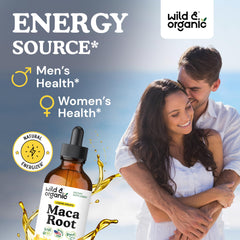 Wild & Organic maca dropper closeup for easy dosing