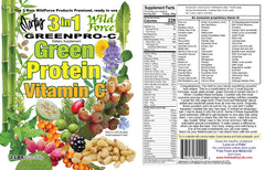 Wild Force GreenPro-C ingredients displayed in a bowl for vibrant greens.
