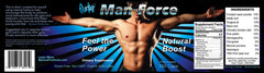 Wild Force Man Force ingredients herbs label, illustrating natural plant-based support.