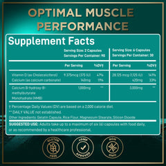 Wild Fuel HMB-D3 capsules bottle with cap for convenient daily dosing.