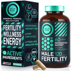 Wild Fuel maca root capsules for natural vitality and overall well-being.