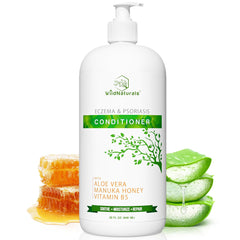 Wild Naturals deep-conditioning bottle pour for intense moisture on the scalp