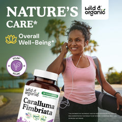 Capsules close-up showing vegan non-GMO formulation