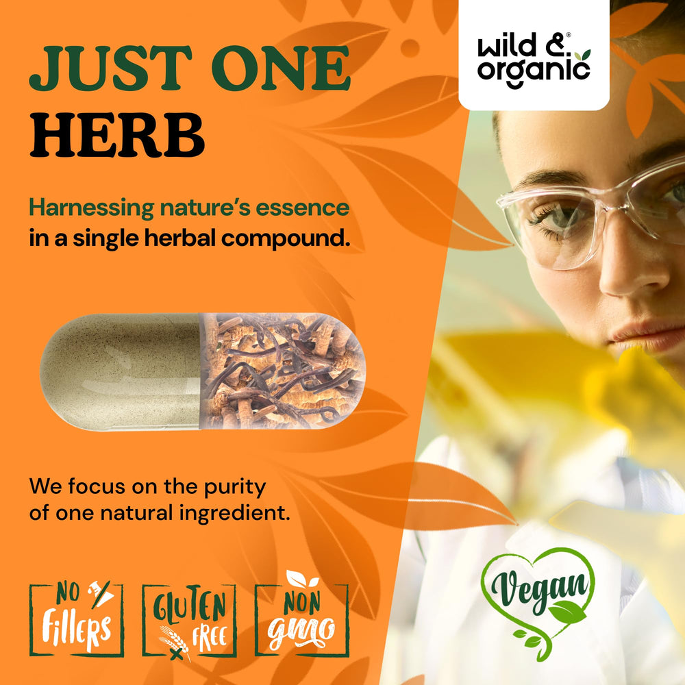 Wild & Organic packaging image shows a 60-day supply.