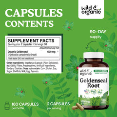 Plant-based Goldenseal formula supports daily wellness.