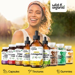 Wild & Organic tincture offers naturally sweet flavor with no added sugar.
