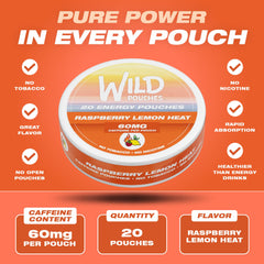 Wild Pouches 60mg caffeine pouch: quick alertness without coffee