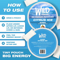 Wild Pouches ideal for pre-workout energy on busy mornings.