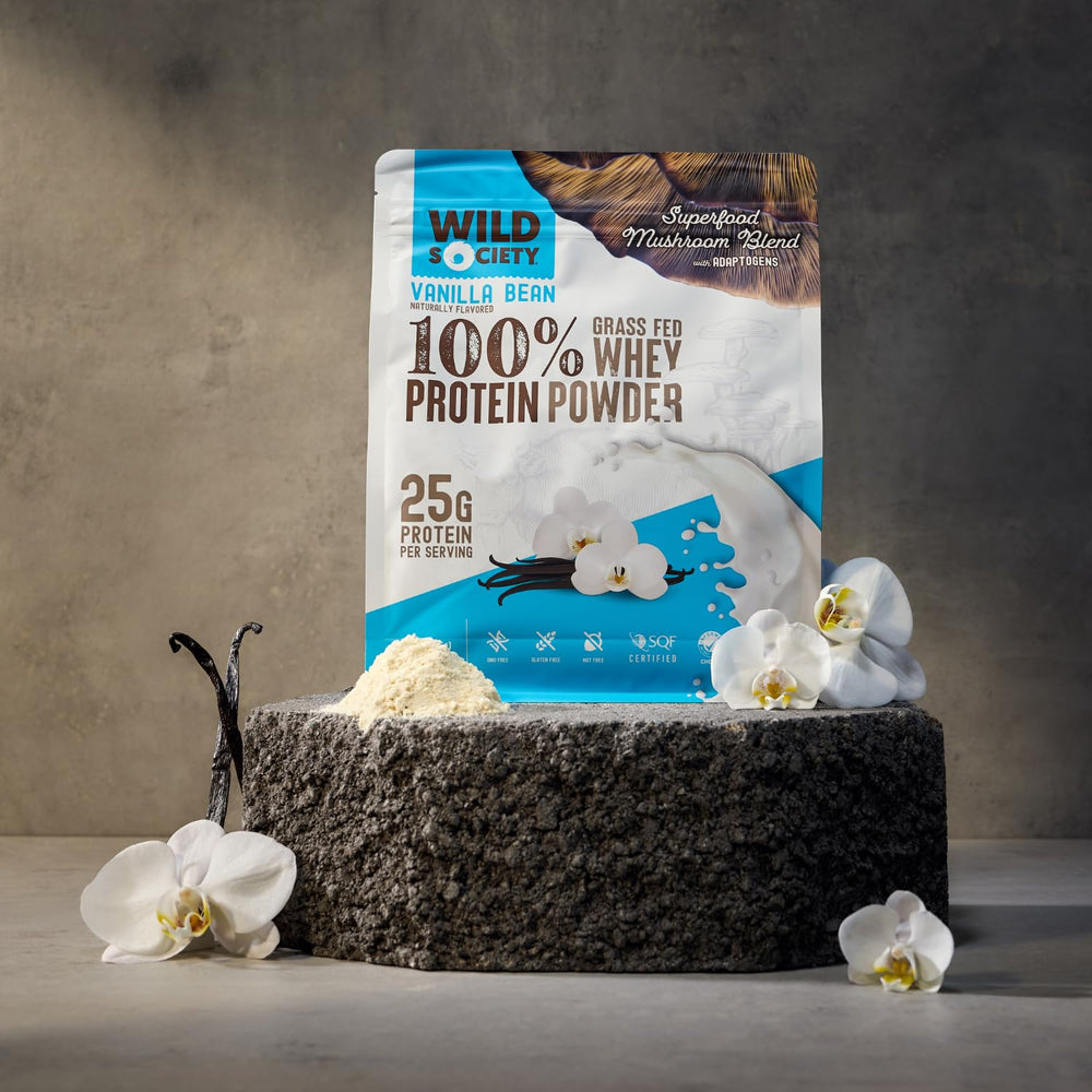Wild Society USA-made whey powder ensuring high-purity nutrition