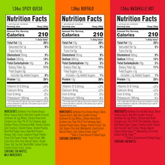 Wilde Chips Spicy Queso bag highlights bold flavor and protein with low net carbs.