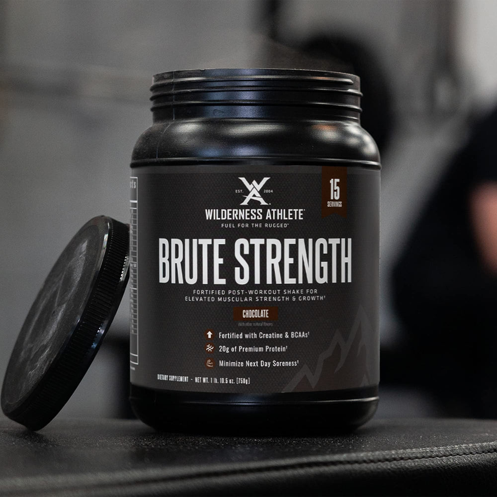 Label closeup highlights BCAA Post Workout ingredients from Wilderness Athlete for lean-muscle support