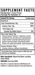 Wilderness Athlete Fiber+ packaging on kitchen counter emphasizes clear labeling