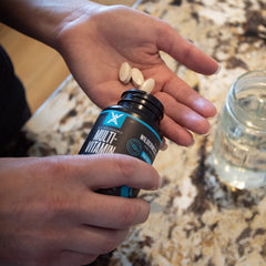 Wilderness Athlete High Performance Multivitamin label details with BioArmor antioxidants for immune support.