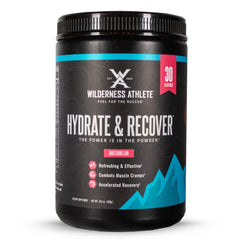Wilderness Athlete Hydrate & Recover watermelon tub ready for on-the-go hydration