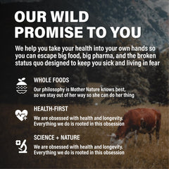 Wild Foods keto and paleo friendly packaging communicates ancestral nutrition.