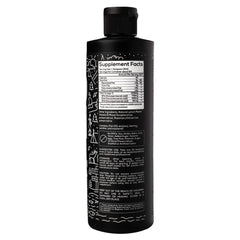 Wild Foods Liquid Omega-3 Lemon bottle glass pour with lemon-flavored oil